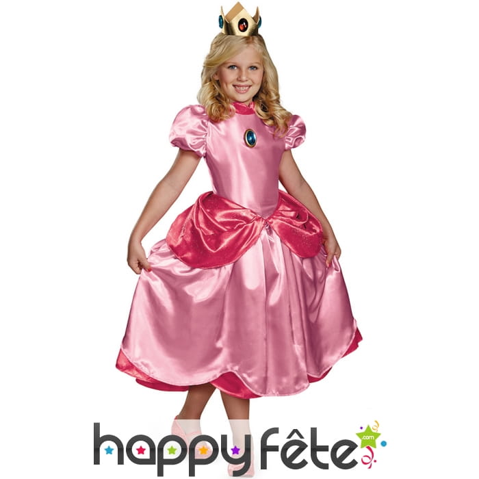 Robe de la Princesse Peach Deluxe pour enfant