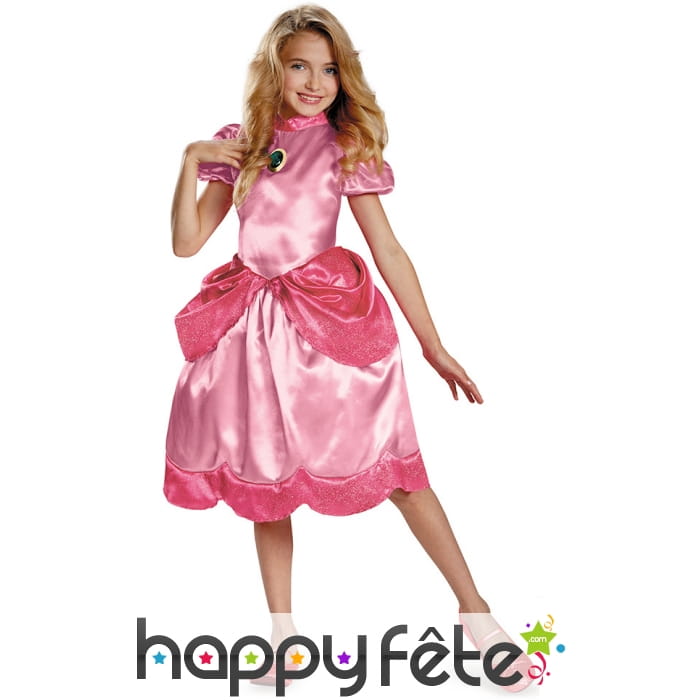 Robe de la Princesse Peach pour enfant