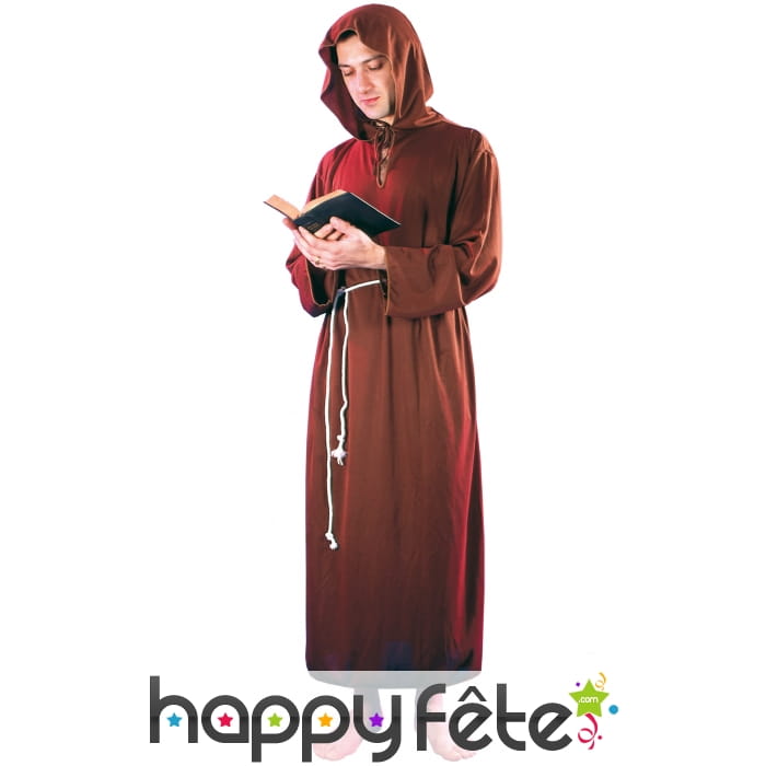 Robe de moine marron pour homme
