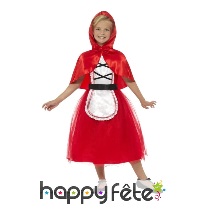 Robe de petit chaperon rouge pour enfant