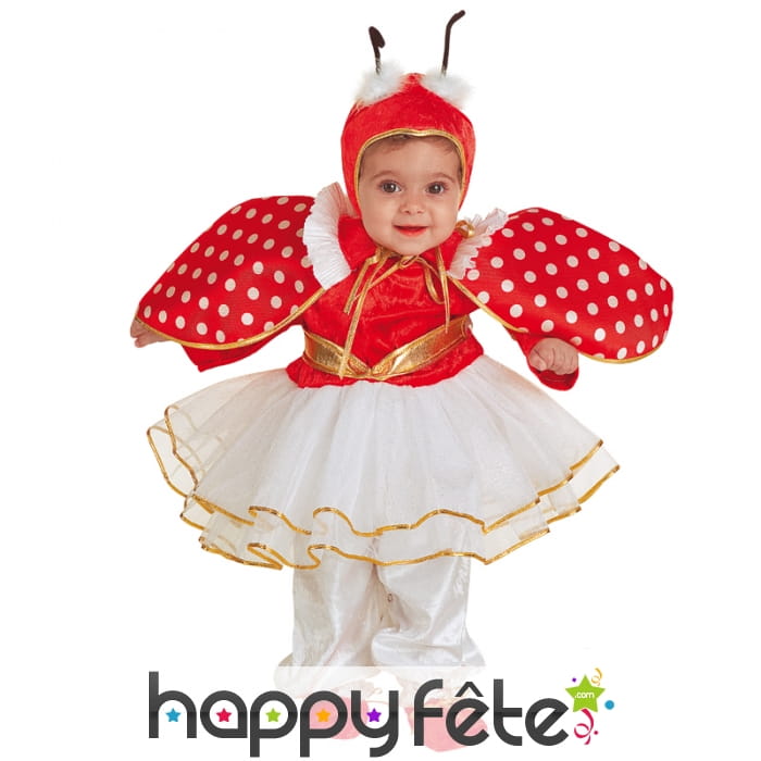 Robe de petite coccinelle pour bébé