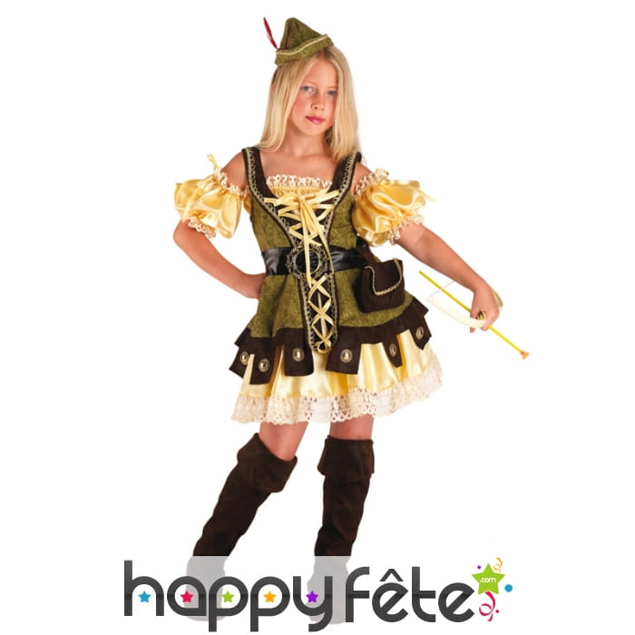 Robe de petite robin des bois