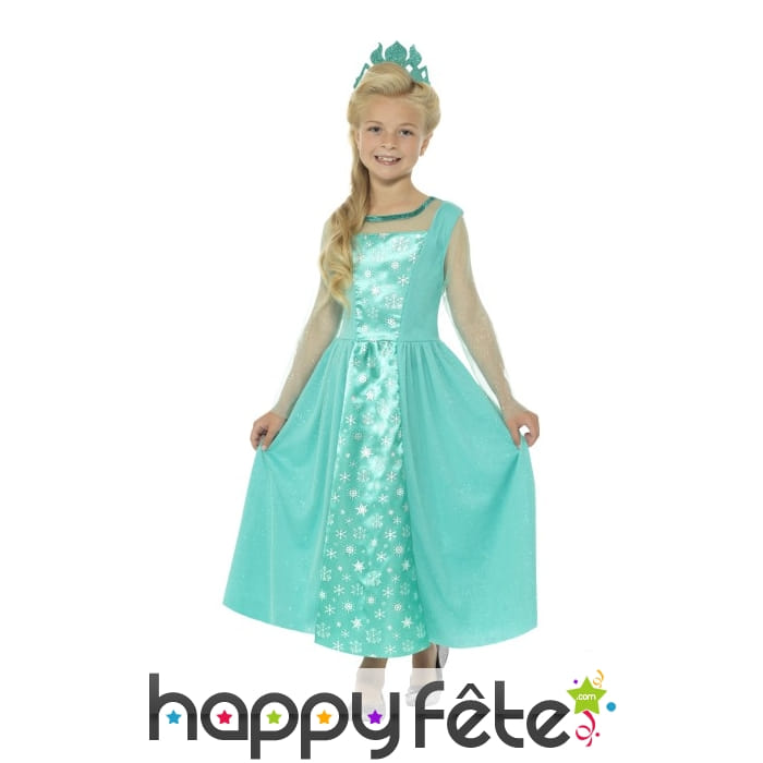 Robe de princesse des glaces pour enfant