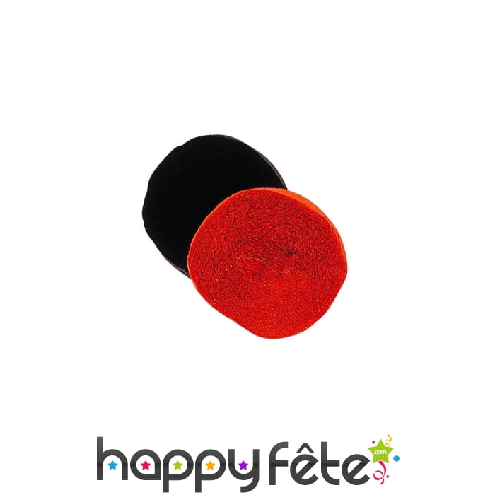 Rouleau de papier crépon noir