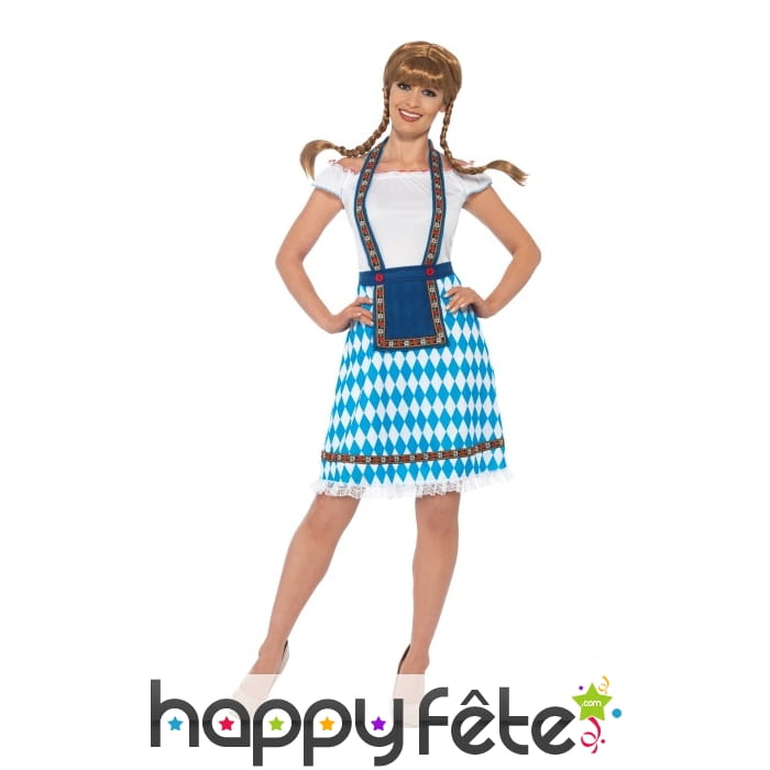 Robe de serveuse bavaroise oktoberfest