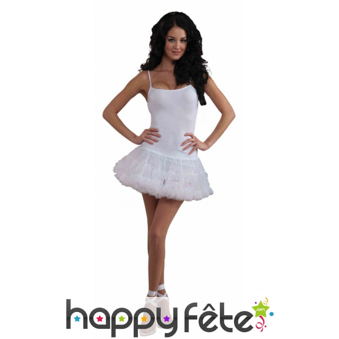 Robe et tutu blanc de danseuse