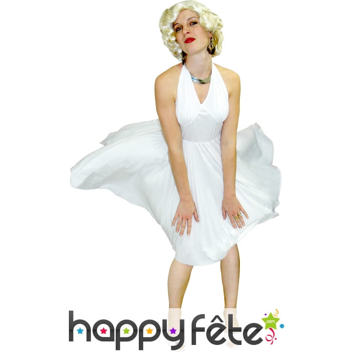 Robe luxe blanche de Maryline