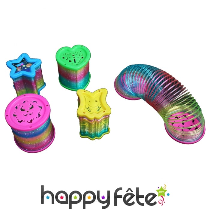 Ressort lumineux de forme géométrique