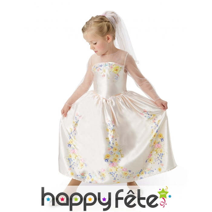 Robe mariage de Cendrillon pour enfant