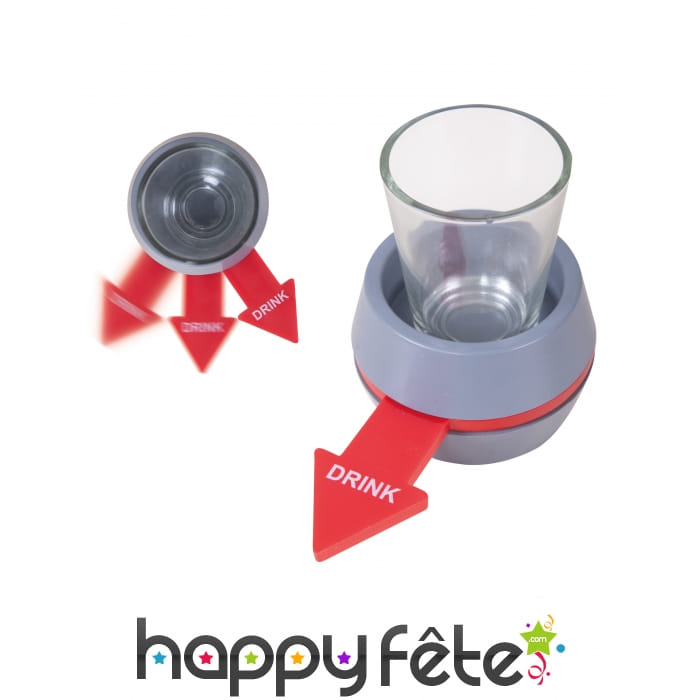 Roulette pour jeu à boire