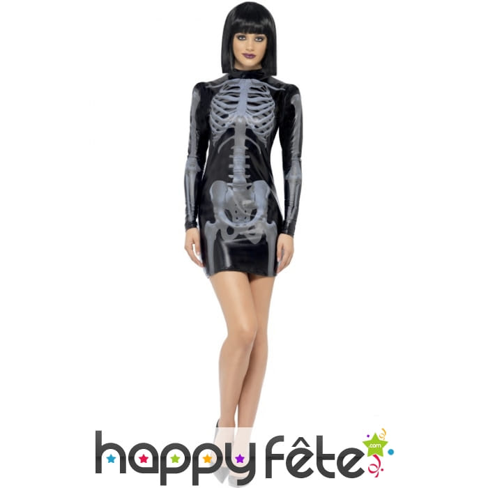 Robe squelette 3d sexy