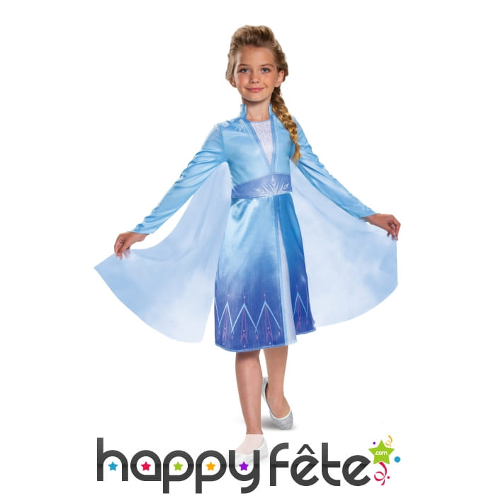 Robe satinée de Elsa pour fillette