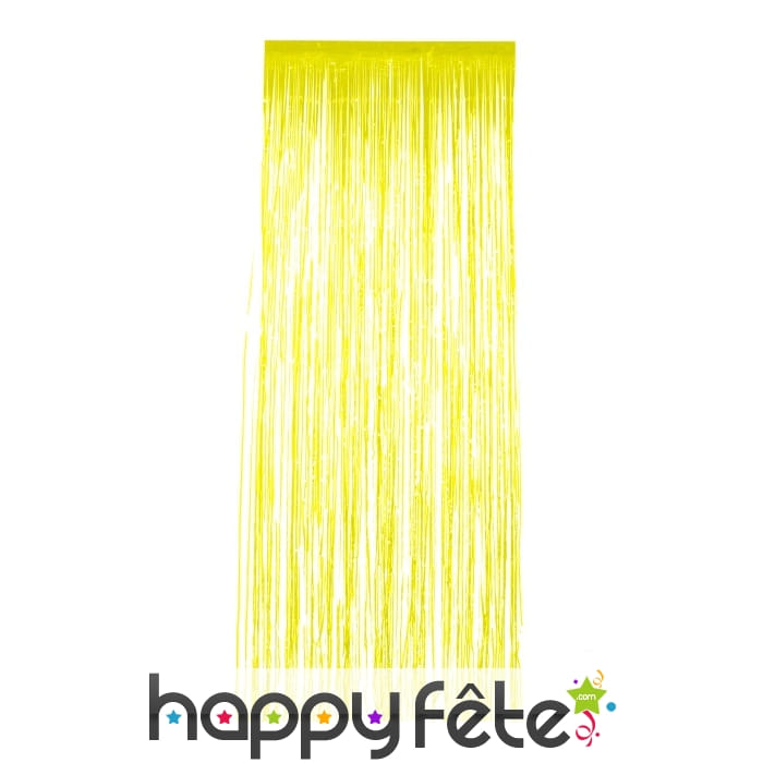 Rideau scintillant jaune