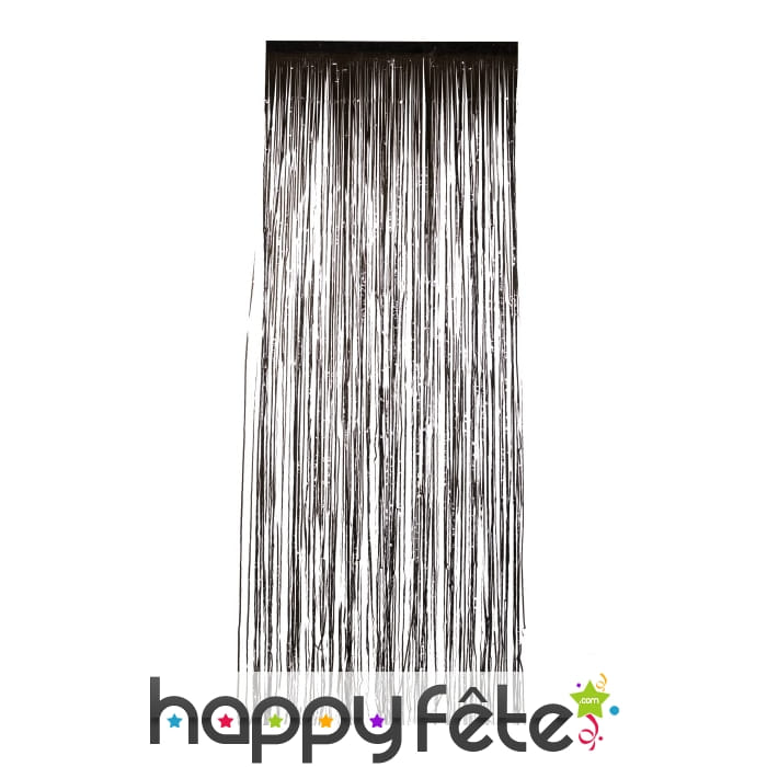 Rideau scintillant noir