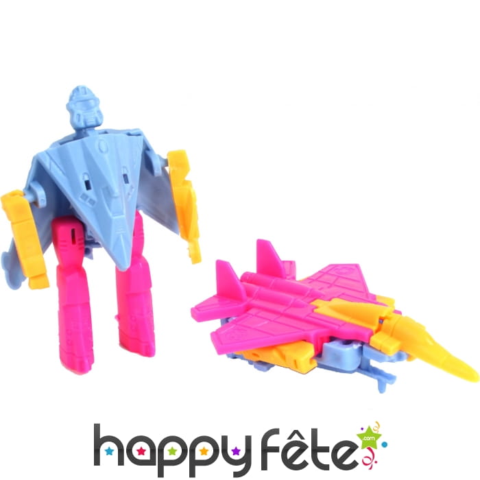 Robot transformeur avion de chasse