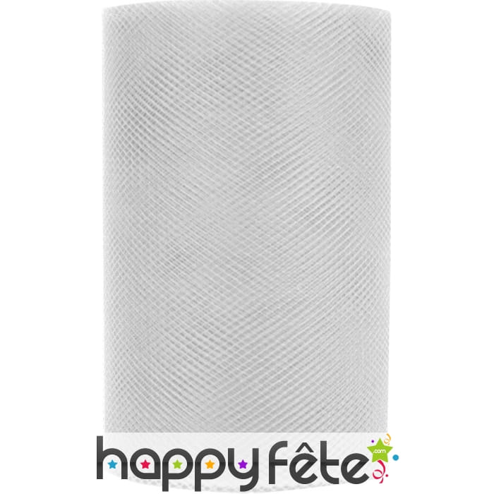 Rouleau tulle blanc