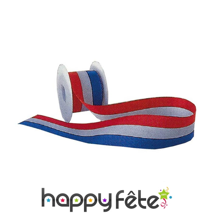 Ruban tricolore de 15 mm de large