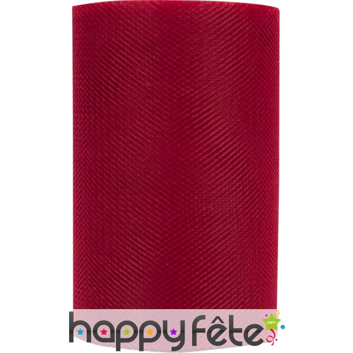 Rouleau tulle rouge
