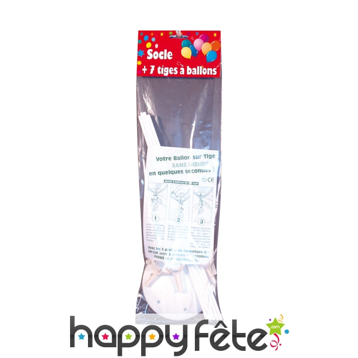 Socle avec 7 tiges pour bouquet de ballons