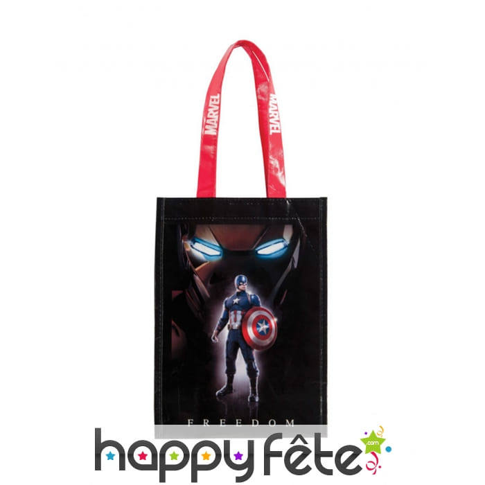 Sac à bonbons de Captain America réutilisable