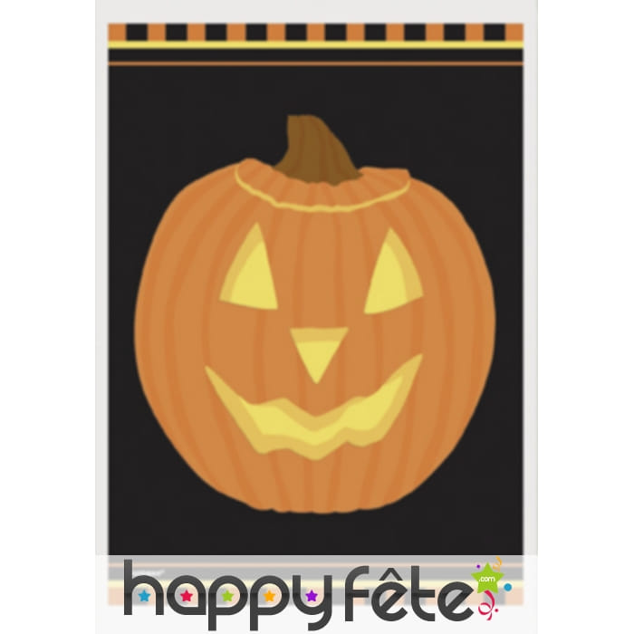 Sacs à bonbons décorés d'une citrouille