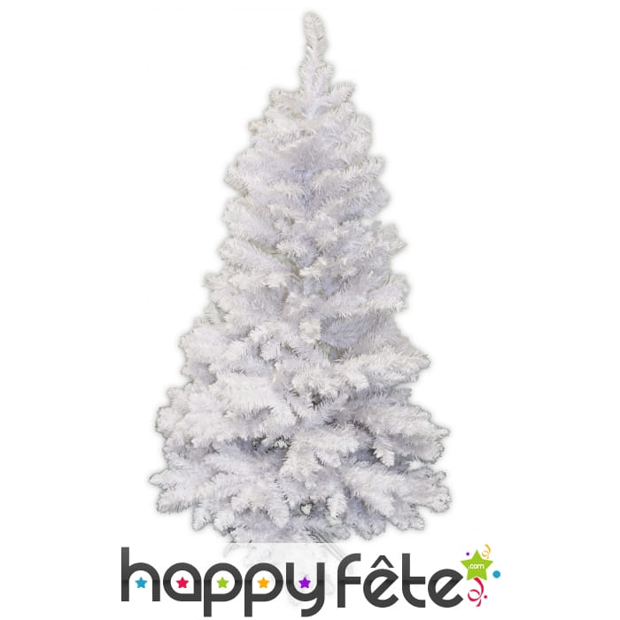 Sapin artificiel blanc qualité supérieure, 150 cm