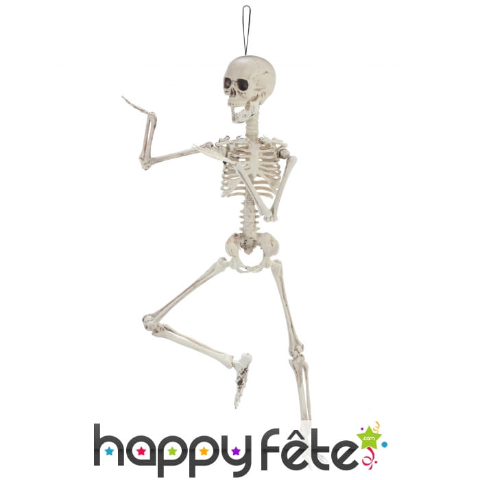 Squelette Articulé 1,7 M Pour Halloween - Articulations Mobiles - Plastique Réaliste - Décoration Maison Hantée, Fête