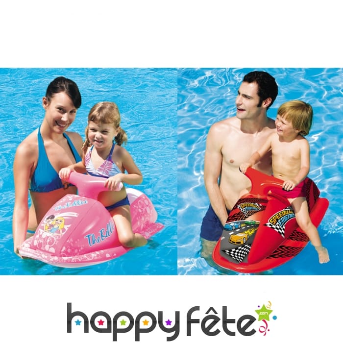 Scooter aquatique gonflable de piscine