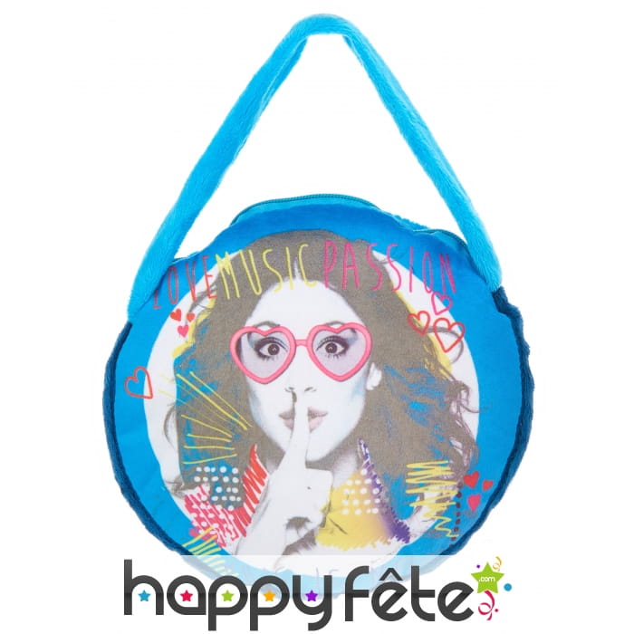 Sac à mains Violetta rond de 22 cm