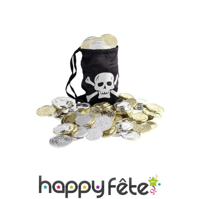 Sac argent pirate