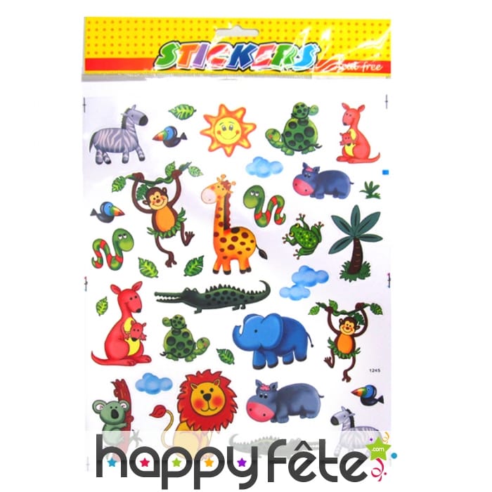 Stickers animaux rigolos