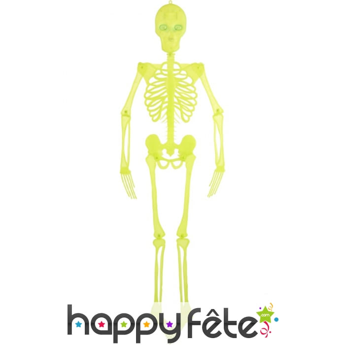 Squelette à suspendre phosporescent