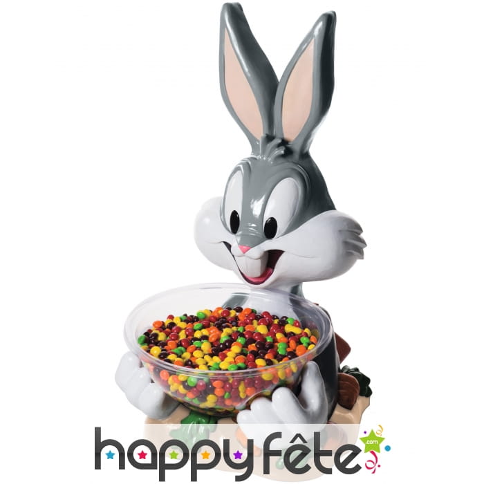 Statuette Bugs Bunny porte saladier de 45cm