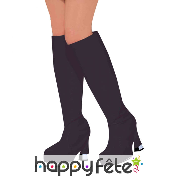 Sur-bottes de gogo danseuse noires