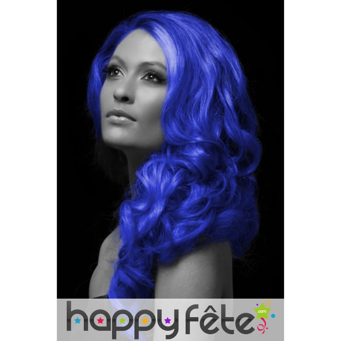 Spray cheveux bleu