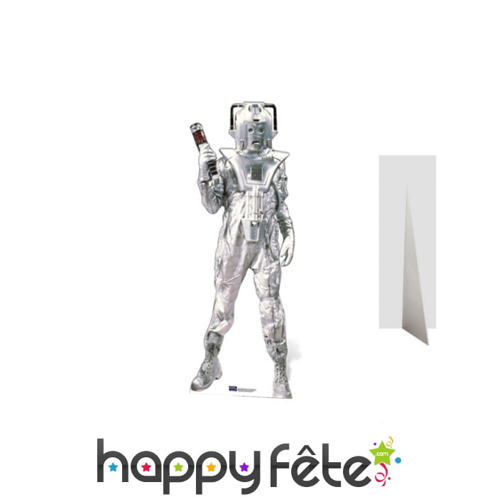 Silhouette Cyberman carton plat, Doctor who