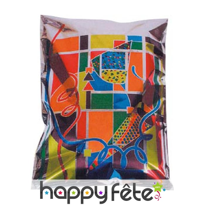 Sac cadeau décoré de trompettes