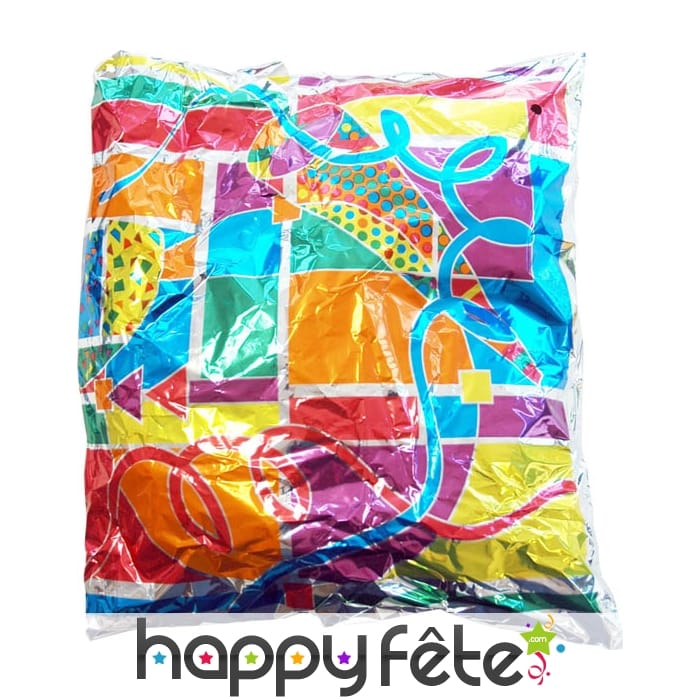 Sac cadeau décoré trompettes (40x50 cm)