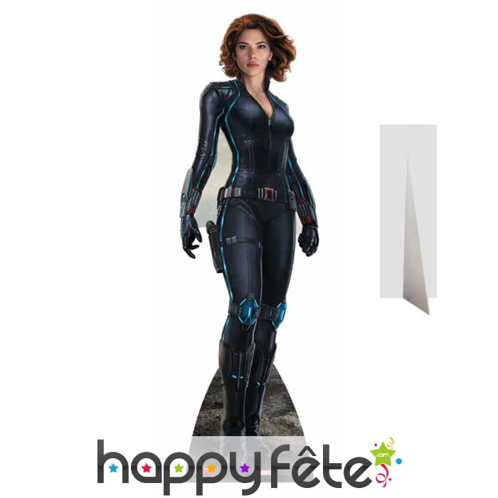 Silhouette carton de la veuve noire taille réelle