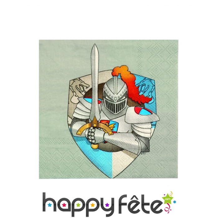 Serviettes chevalier en papier