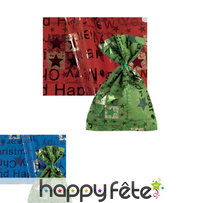 Sachet cadeau Happy Christmas