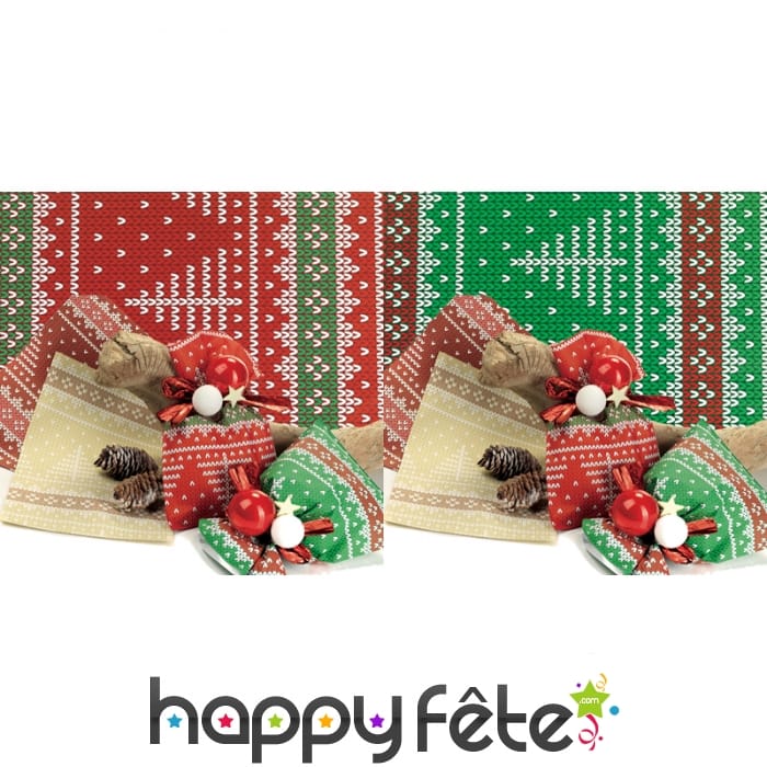 Sachet cadeau motifs nordiques