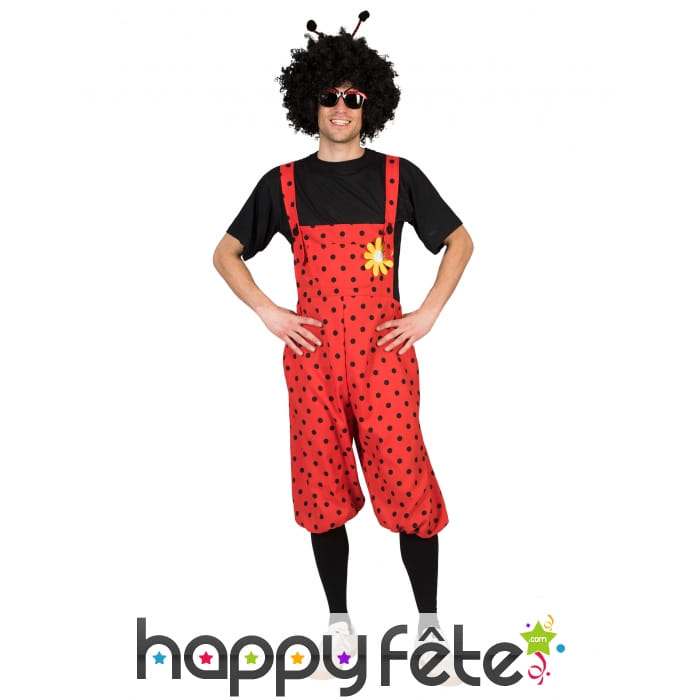 Salopette coccinelle pour adulte