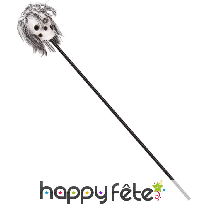 Sceptre crâne vaudou de 120cm