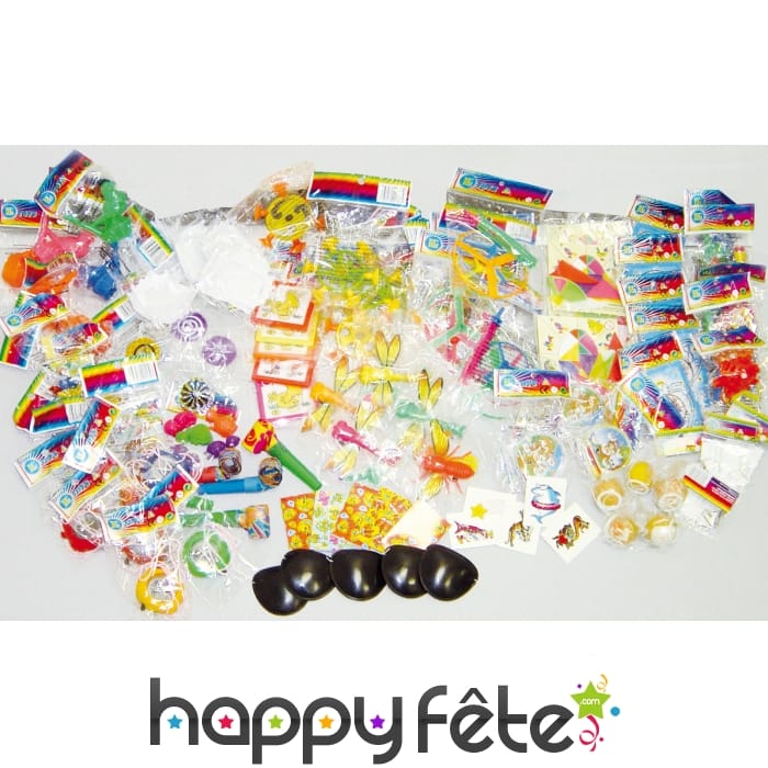 Sac de 100 jouets à petits prix