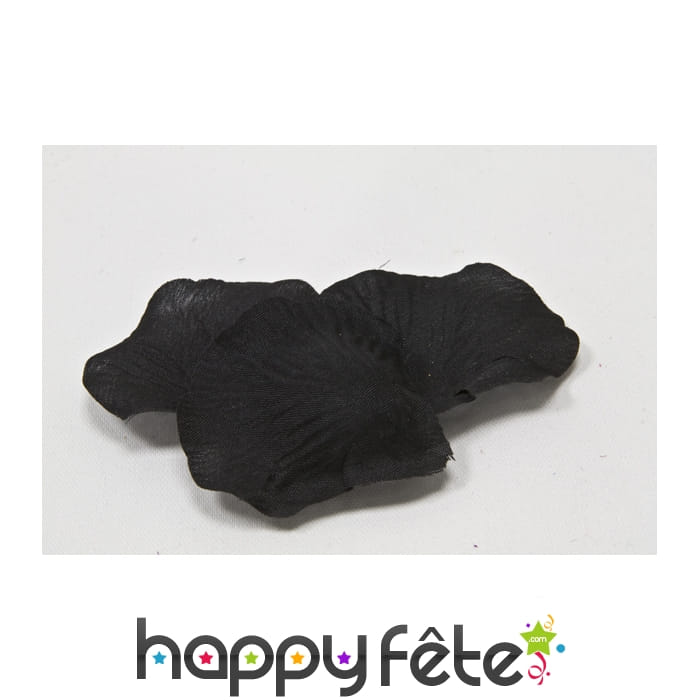 Sachet de 10 pétales noirs en tissu