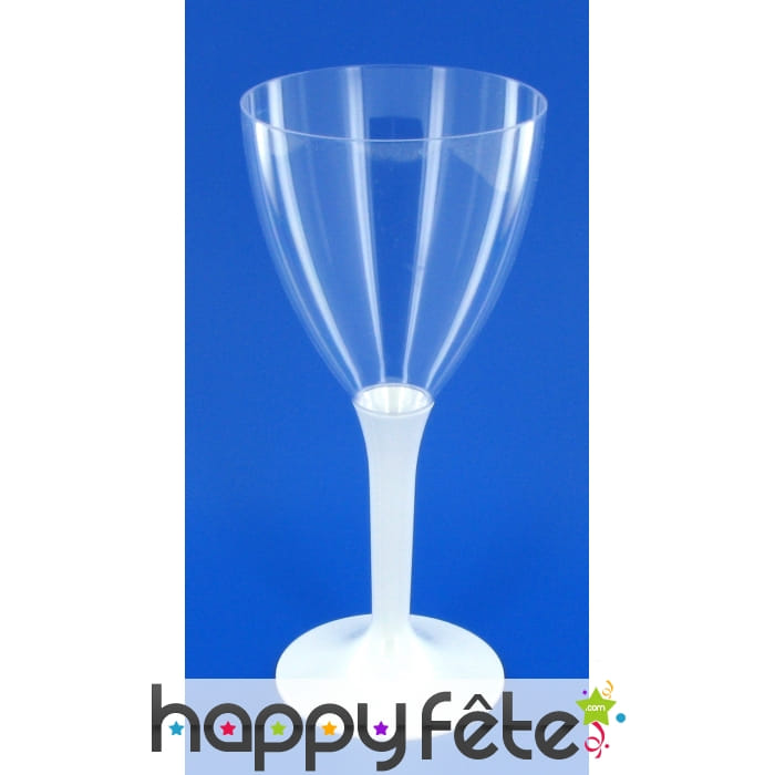 Sachet de 10 verres a vin blanc