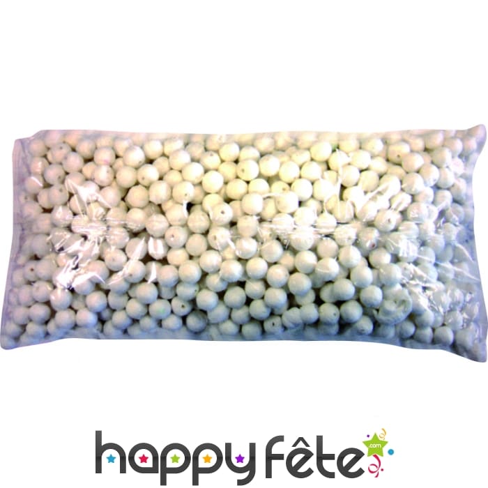 Sachet de 1000 boules dancing blanches