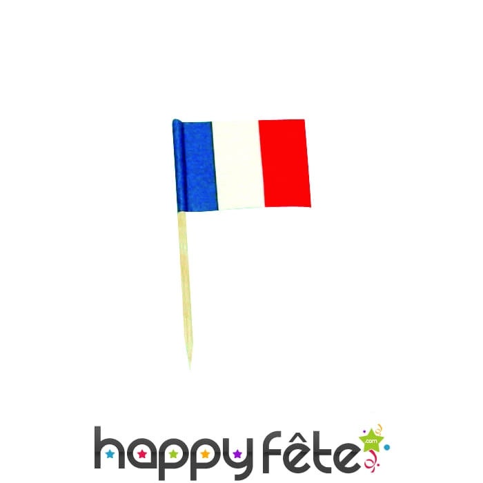 Sachet de 144 mini drapeaux français