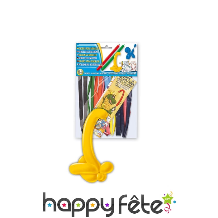 Sachet de 15 ballons à sculpter
